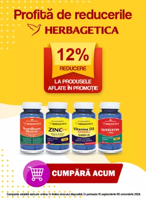 Herbagetica 12% Reducere Septembrie-Octombrie