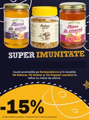 Honey Line 15% Reducere Septembrie