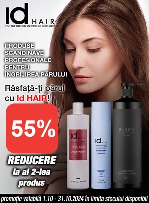 IdHair 55% Reducere la al Doilea Produs Octombrie