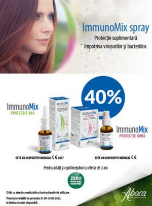 Immunomix Spray 40% Reducere Septembrie 