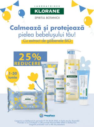 Klorane Bebe 25% Reducere Iunie