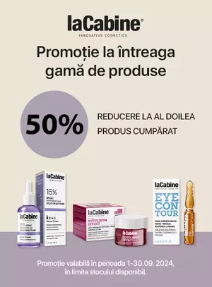 La Cabine 1+50% Reducere la al doilea Septembrie