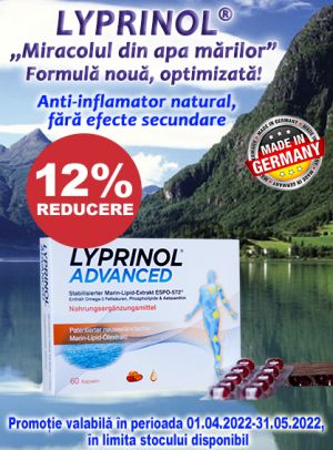 Lyprinol 12% Reducere Aprilie - Mai