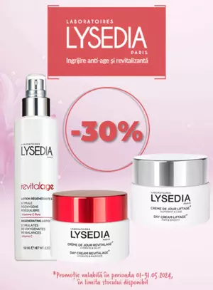 Lysedia 30% Reducere Mai