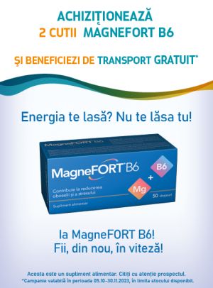 Magnefort Transport Gratuit Octombrie - Noiembrie