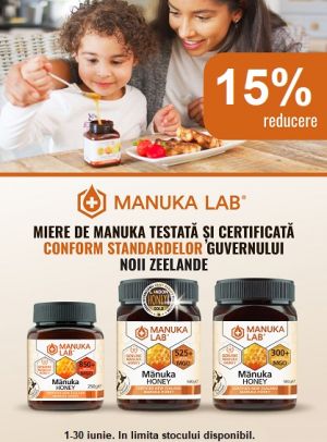 Manuka Lab 15% Reducere Iunie