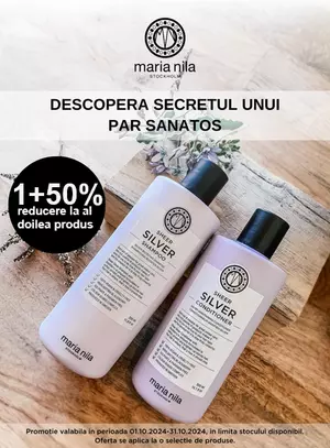 Maria Nila 50% Reducere La Al Doilea Produs Octombrie