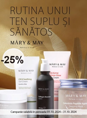 Mary and May 25% Reducere Octombrie