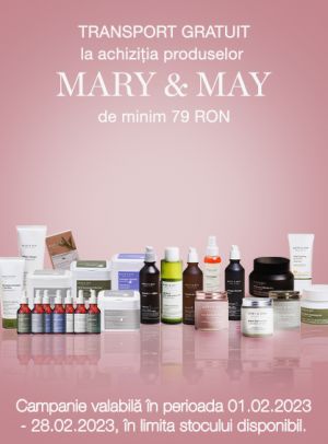 Mary and May Transport Gratuit Februarie