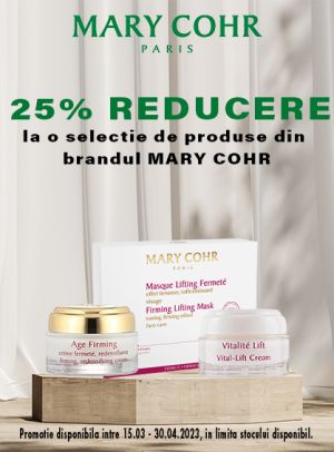 Mary Cohr 25% Reducere Martie-Aprilie