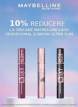 Maybelline 10% Reducere Aprilie