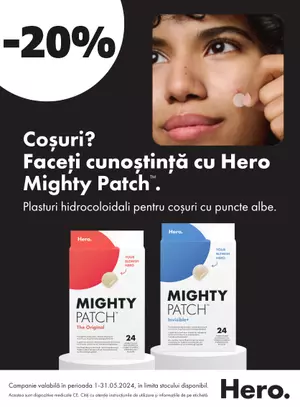 Mighty Patch 20% Reducere Mai