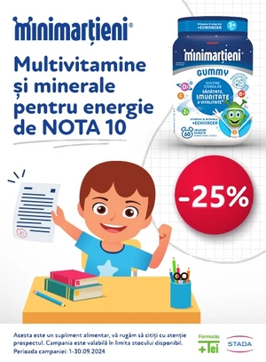 Minimartieni 25% Reducere Back to School