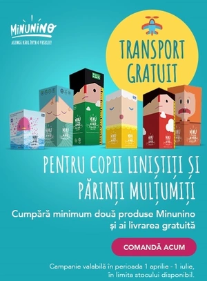 Minunino Transport gratuit Aprilie- Iulie