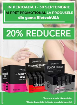 Muscle Shop 20% Reducere Septembrie
