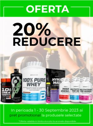 Muscle Shop 20% Reducere Septembrie