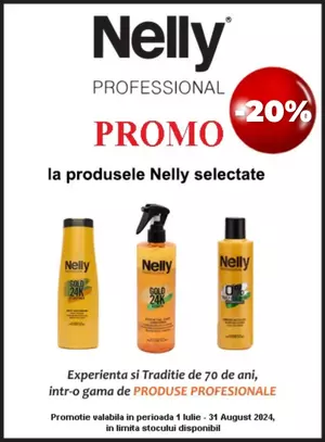 Nelly Professional 20% Reducere Iulie-August