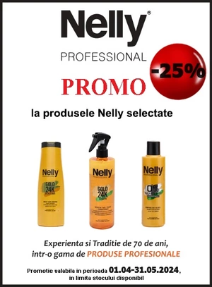 Nelly Professional 25% Reducere Aprilie-Mai