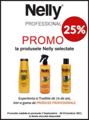 Nelly Professional 25% Reducere Septembrie-Octombrie