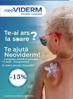 Neoviderm 15% Reducere Iunie-August