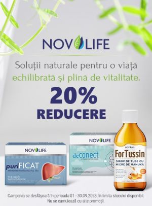 Novolife 20% Reducere Septembrie