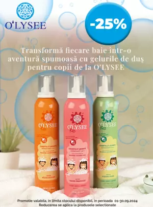 O'lysee 25% Reducere Back to School