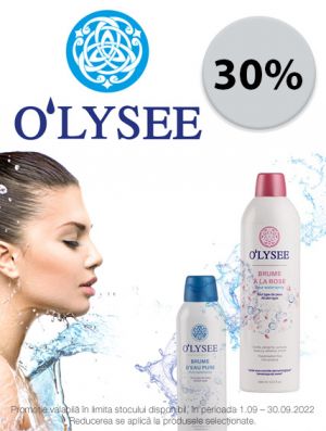 O'lysee 30% Reducere Septembrie 