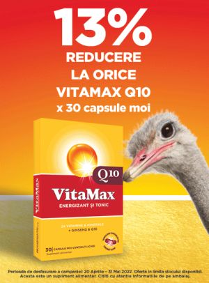 Omega Pharma 13% Reducere Aprilie - Mai