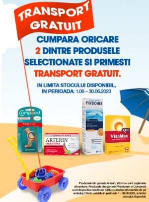 Omega Pharma Transport Gratuit Iunie