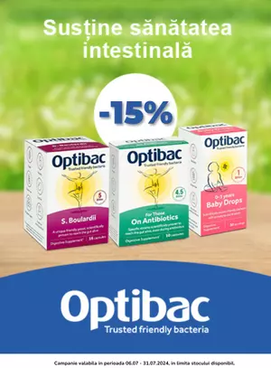 Optibac 15% Reducere Iulie 