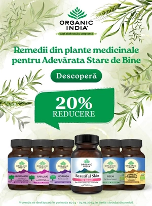 Organic India 20% Reducere Promotii de Paste