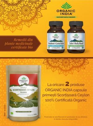 Organic India Produs Bonus August