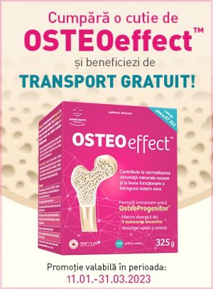 Osteoeffect Transport Gratuit Ianuarie - Martie