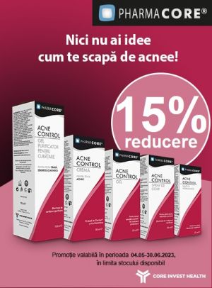 Pharmacore 15% Reducere Mai-Iunie