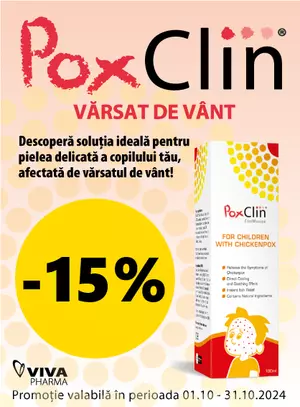 Poxclean 15% Reducere Octombrie