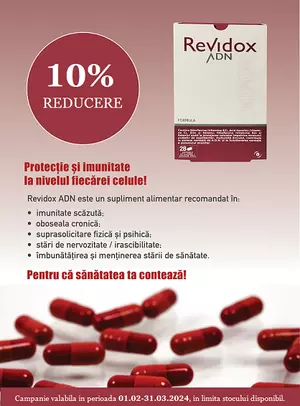 Revidox Adn 10% Reducere Februarie-Martie