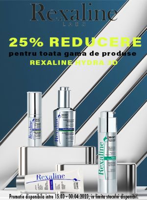 Rexaline 25% Reducere Martie-Aprilie