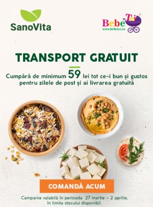 Sanovita Food Transport Martie-Aprilie