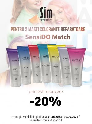 Sensido Match 20% Reducere August - Septembrie 