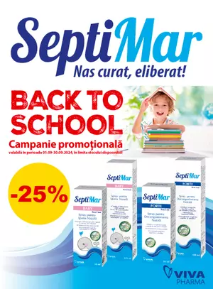 Septimar 25% Reducere Back to School