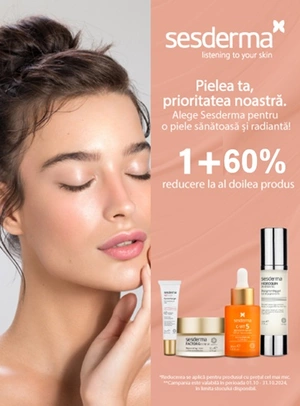 Sesderma 1+60% reducere la al doilea Octombrie