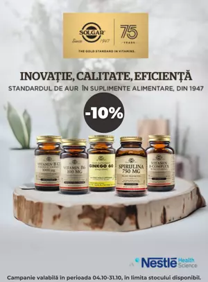 Solgar 10% Reducere Octombrie