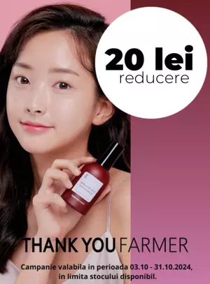 Thank You Farmer 20 lei Reducere Octombrie 