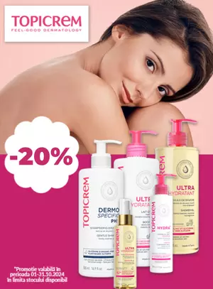 Topicrem 20% Reducere Octombrie 