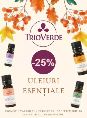 Trio Verde 25% Reducere Septembrie