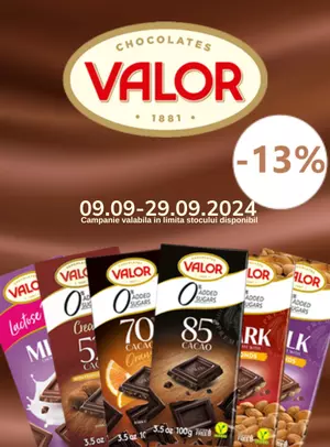 Valor 13% Reducere Septembrie