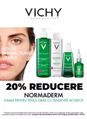 Vichy Normaderm 20% Reducere Aprilie 
