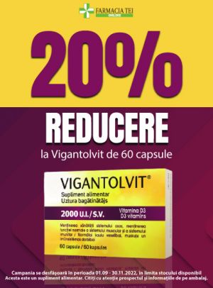 Vigantolvit 20% Reducere Septembrie - Noiembrie