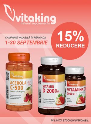 Vitaking 15% Reducere Septembrie
