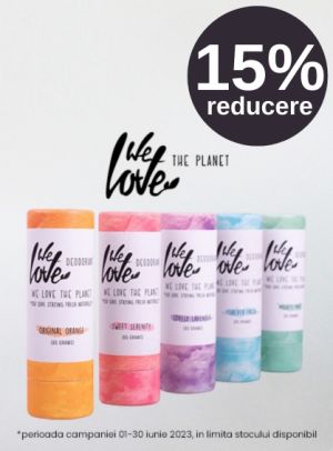We Love The Planet 15% Reducere Iunie